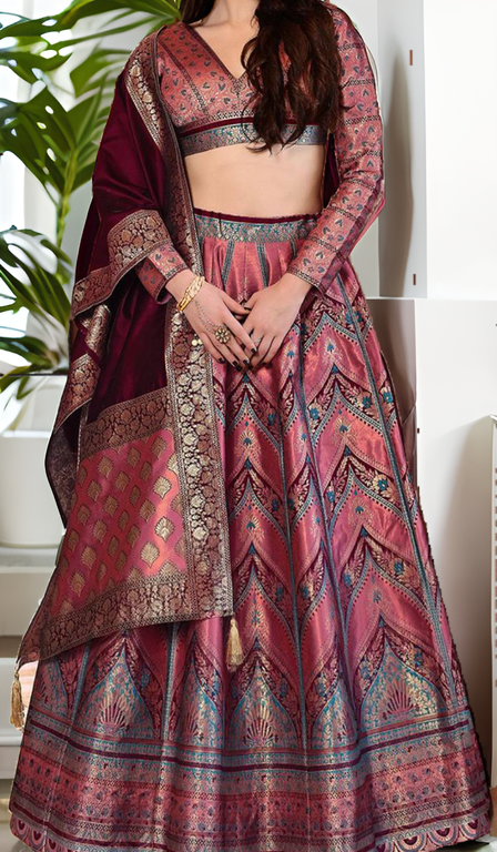 Printed Lehenga Choli set with Dupatta