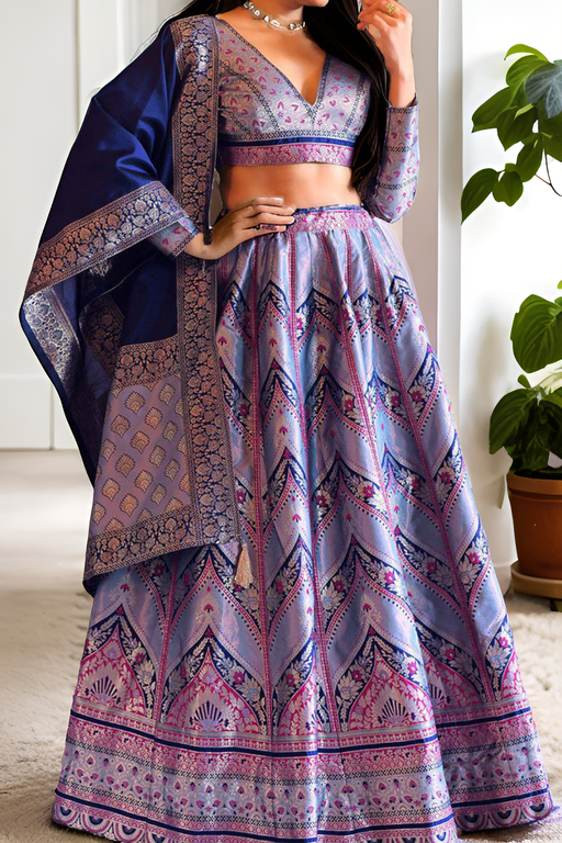Printed Lehenga Choli set with Dupatta